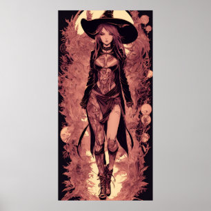 Poster Póster Lienzo Art vintage numérique magie noire