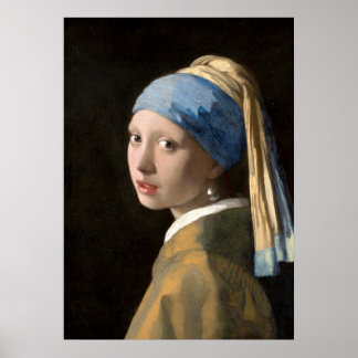 Poster Pôster Moça do Brinco de Pérola