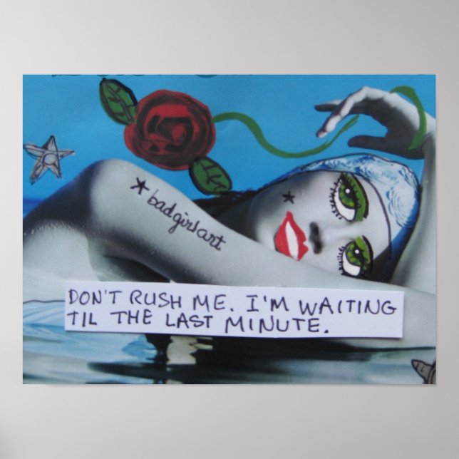 POSTER POSTER-NE ME COUPE PAS. (Devant)