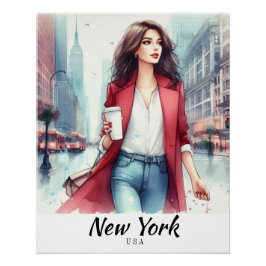 Poster Póster New York