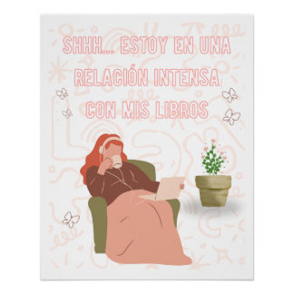 Poster Póster Relación Intensa Libros Lectura Aesthetic 