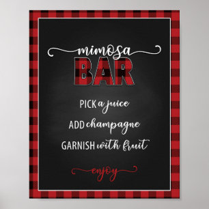 Poster Poster/signe Mimosa Bar Flannel Fling 8x10