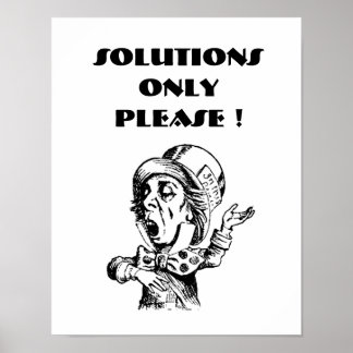 POSTER POSTER-SOLUTIONS S'IL VOUS PLAÎT !
