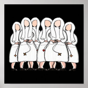 Poster Poster-Stylo et encre catholique