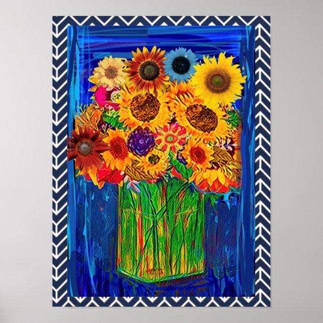 POSTER POSTER-SUNLOWERS (Devant)