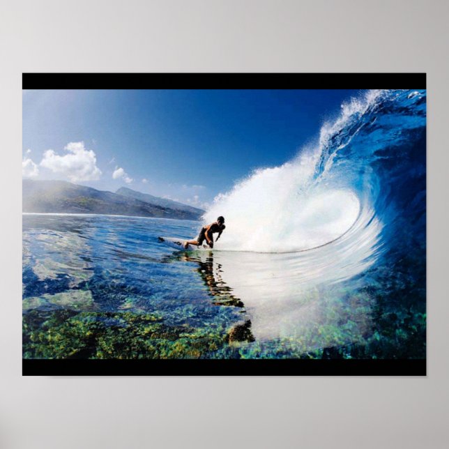 Poster Poster-Surfer (Devant)