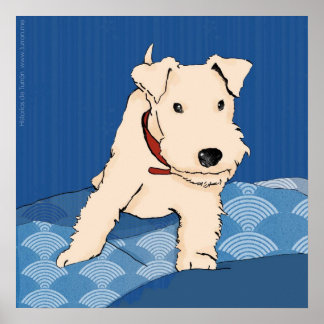 Poster Póster Turrón sobre la cama