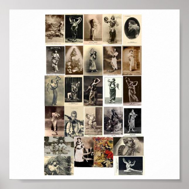 Poster Poster-Vintage-Snake Handlers (Devant)