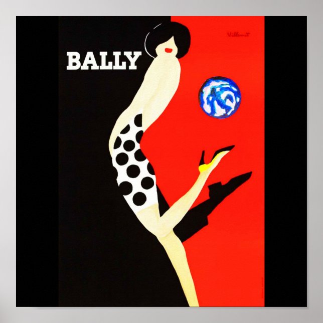 Poster Poster-Vintage voyage-Bally (Devant)