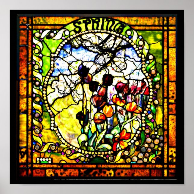 Poster Poster-Vitré-Louis Tiffany 101 (Devant)
