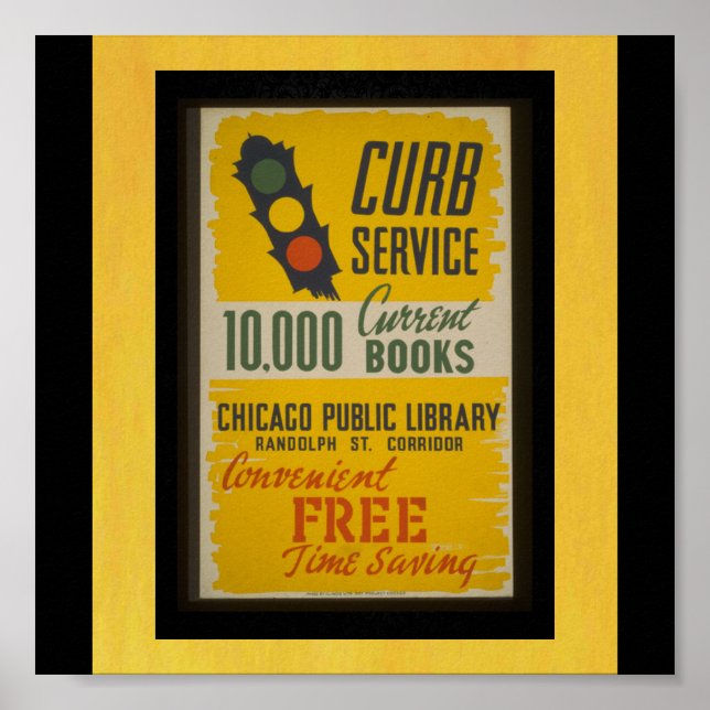 Poster Poster- WPA Chicago-Bibliothèque publique-WPA (Devant)