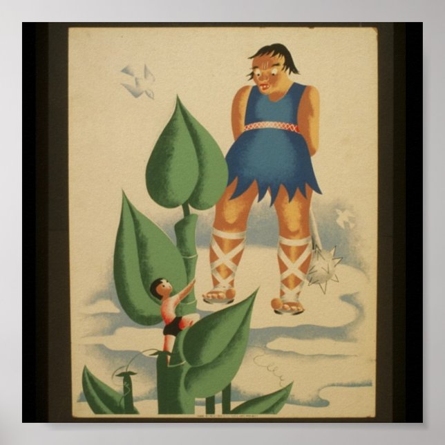 Poster Poster-WPA-Jack et Beanstalk (Devant)