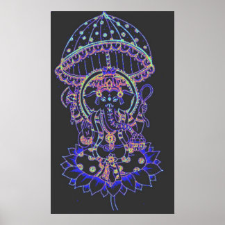 Poster PosterGanesha Eléphante déesse