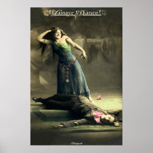 POSTER POSTES DE FUNNY - DANSE VAMPYRE - VINTAGE & RETRO