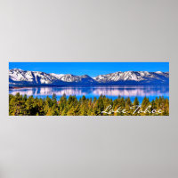 POSTES PREMIUM DE 36" X 12" PITTORESQUE LAKE TAHOE