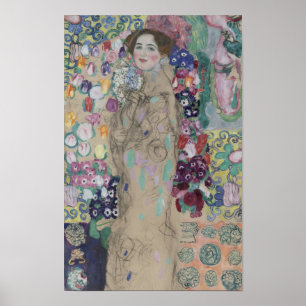 Poster Posthumous Portrait of Ria Munk by Gustav Klimt