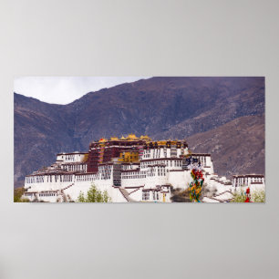 Poster Potala palace in Lhasa - Tibet