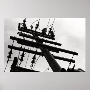 Poster Poteau de téléphone