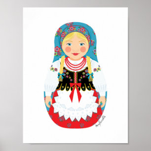 Poster Poteau Matryoshka