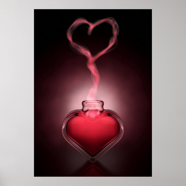 Poster Potion D'Amour Et Parfums Coeurs (Devant)