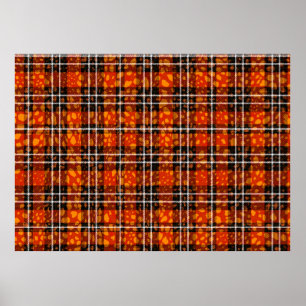Poster Pots animaux Plaid Mix Motif Art.