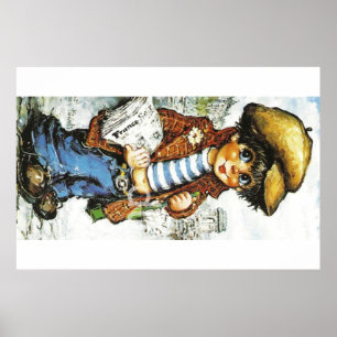 Poster poulbot au journal