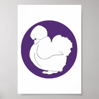 Poster Poule soyeuse