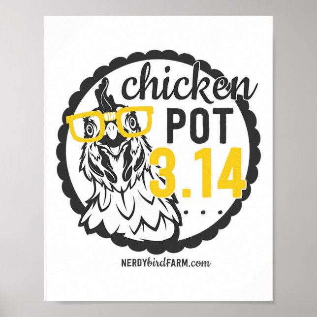 Poster Poulet Pot 3.14  (Devant)