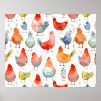 Poulets d'élevage