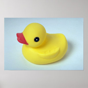 Poster Poupée canard en caoutchouc pour enfants