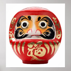 Poster Poupée Daruma