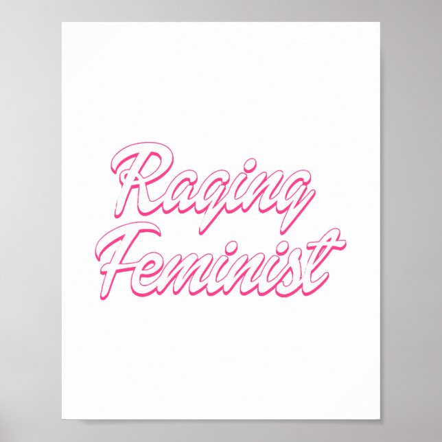 Poster Poupée féministe en colère (Devant)