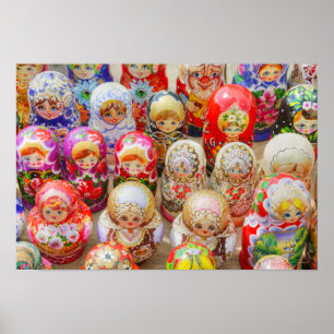 Poster Poupées imbriquées russes