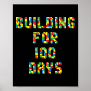 Poster Pour 100 Jours Joyeux 100E Jour D'École Enfants 1