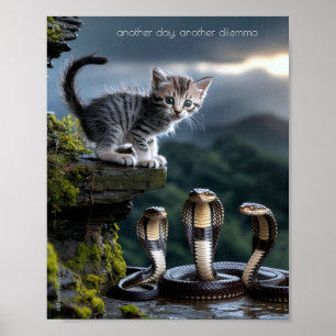 Poster pour animaux de compagnie solitaires et tri