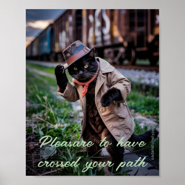 Poster pour animaux de compagnie solitaires et tri (Devant)