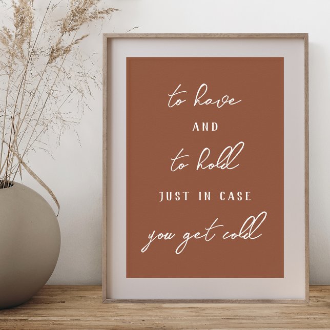 Poster Pour avoir et tenir des couvertures Mariages d'aut (Créateur téléchargé)