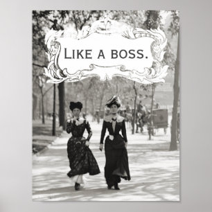 Poster pour dames fines