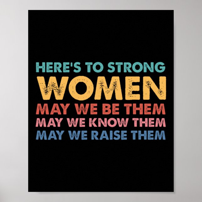 Poster Pour des femmes fortes Inspirationnelle Intersecti (Devant)