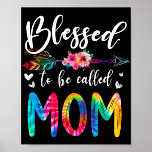 Poster Pour Être Appelée Maman Mignonne Fête des mères Fe