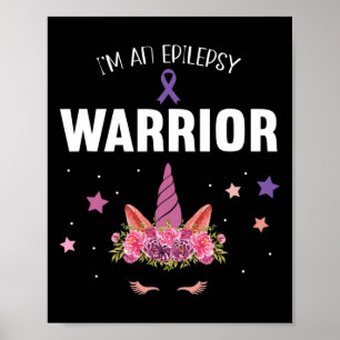 Poster Pour guerrier et supporteurs du ruban violet - Epi