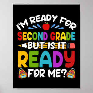 Poster Pour La Deuxième Année De Retour À L'École Profess
