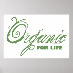 Poster Pour la vie, biologique