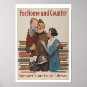 Poster Pour l'affiche de maison et de pays