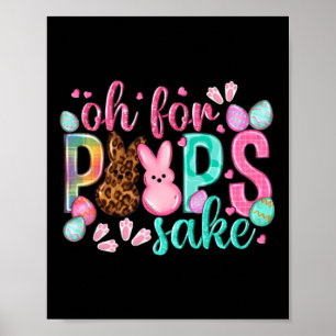 Poster Pour l'amour des Peeps Lapins de Pâques Mignons Et
