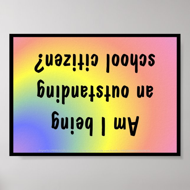 Poster pour le développement de personnages (Devant)