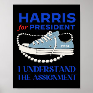 Poster Pour Le Président, Je Comprends L'Ignorance Kamala