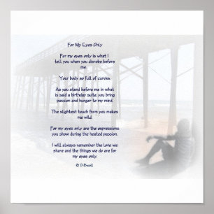 Poster Pour mon filigrane de yeux