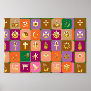 Poster Pour Open Minded : RESPECT POUR TOUTES LES RELIGIO