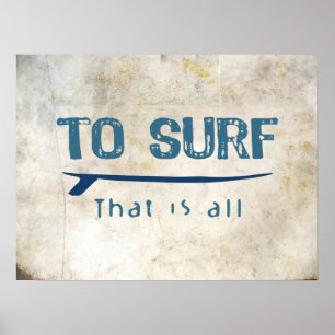 Poster Pour surfer